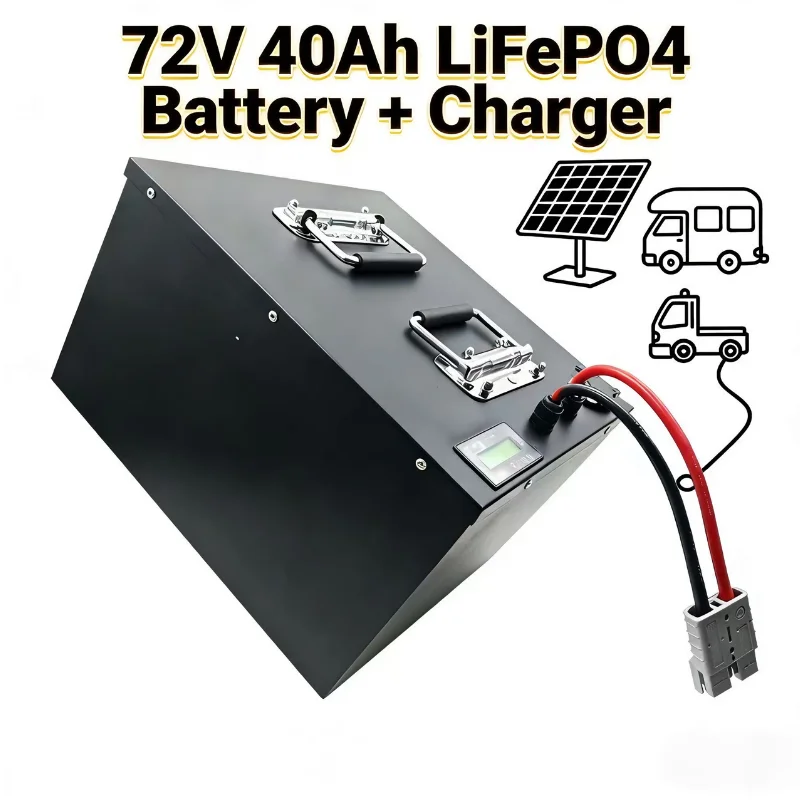 72V 40Ah Lifepo4 Battery Pack - Paquete de batería LiFePO4 24S 72V
