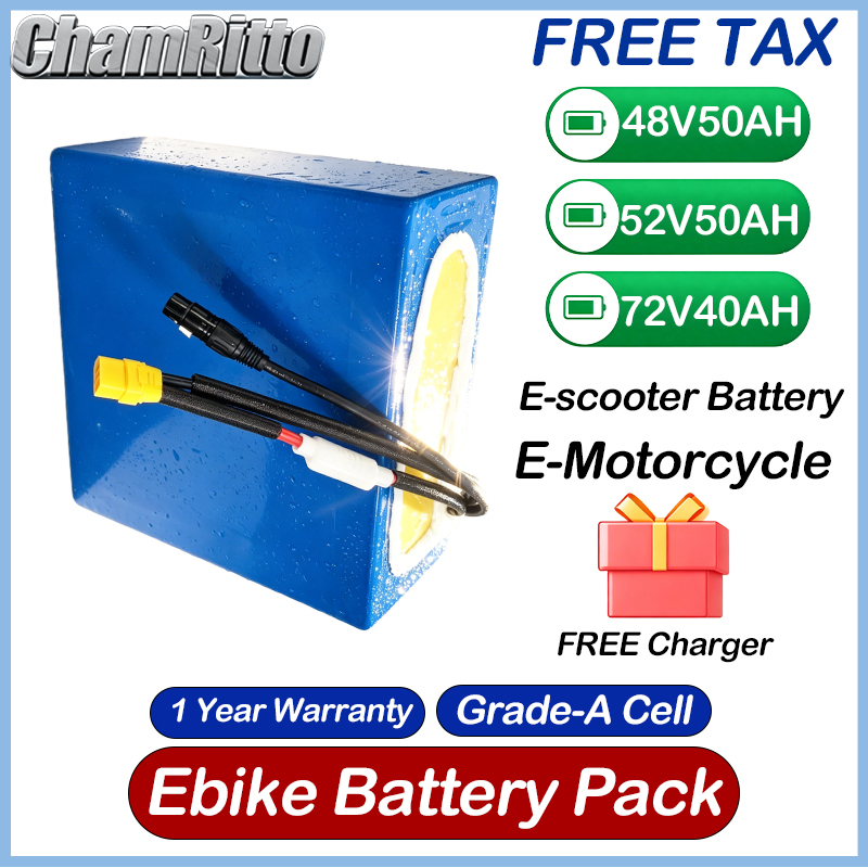 Batería de Litio 21700 de 1500 - 72V 50Ah 21700 Lithium Battery reseña y precio