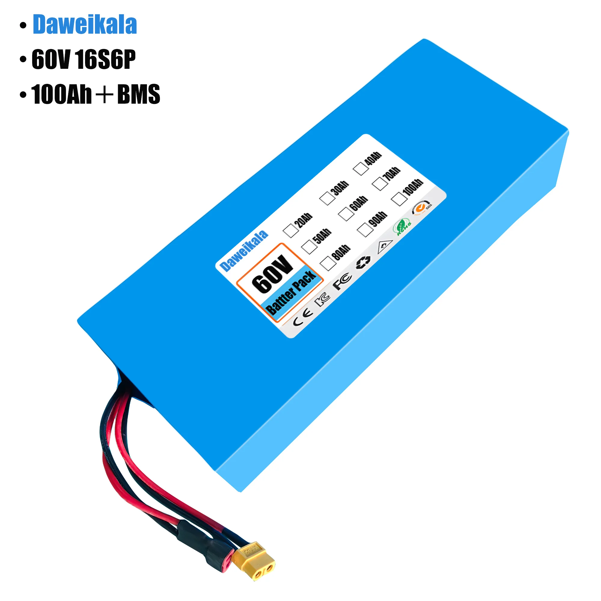 Batería para bicicleta eléctri - 60V 50Ah Electric Scooter Battery reseña y precio