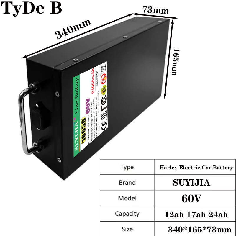 HarleyBatteryCitycocoBatería e - 60V 50Ah Electric Scooter Battery reseña y precio