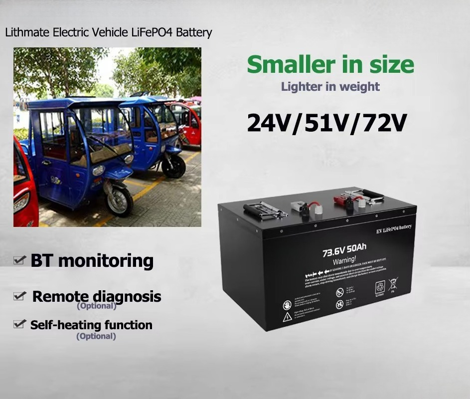 Paquete de Baterías de Litio d - 72V 40Ah Lifepo4 Battery Pack reseña y precio
